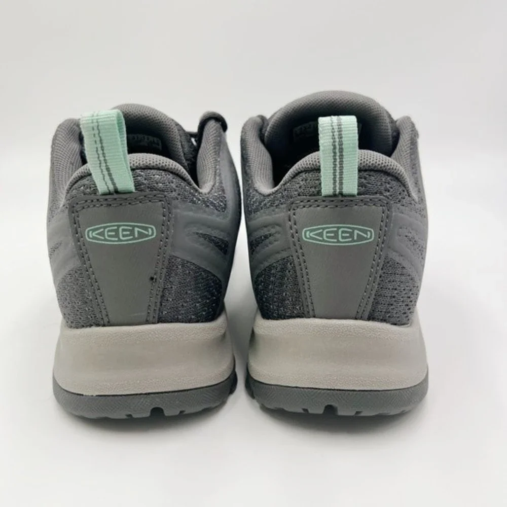 Keen Womens Size 6 Terradora II Gray Mint Aqua Low Height Hiking‎ Sneaker Shoes